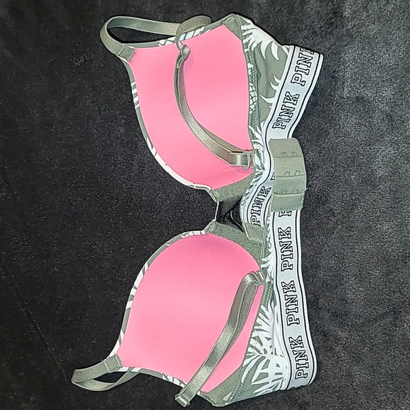 PINK Victoria's Secret Pineapple T-shirt bra 34A - Picture 3 of 6